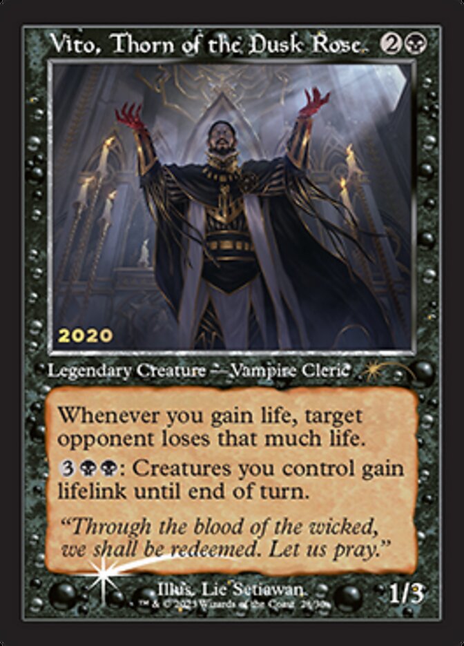 Vito, Thorn of the Dusk Rose [30th Anniversary Promos] | L.A. Mood Comics and Games