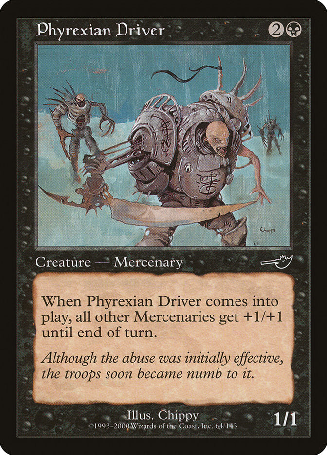 Phyrexian Driver [Nemesis] | L.A. Mood Comics and Games