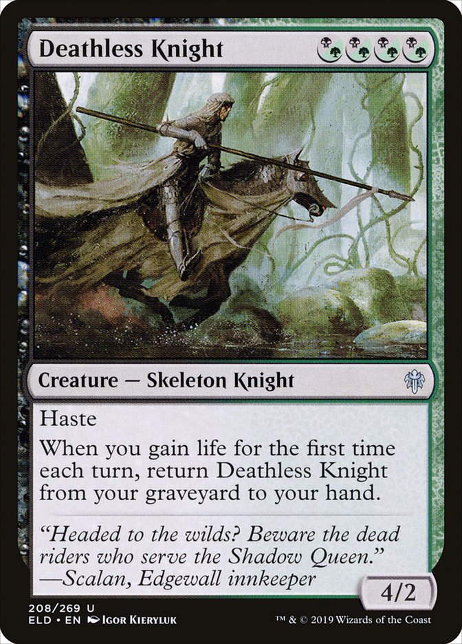 Deathless Knight [Throne of Eldraine] | L.A. Mood Comics and Games