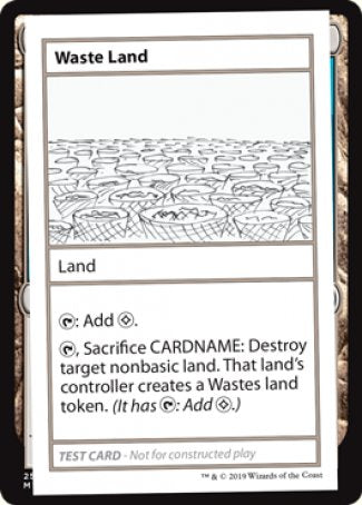 Waste Land (2021 Edition) [Mystery Booster Playtest Cards] | L.A. Mood Comics and Games