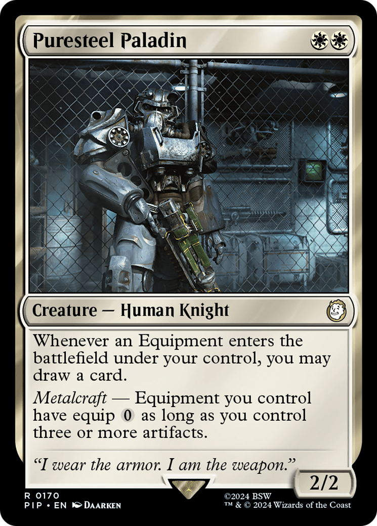Puresteel Paladin [Fallout] | L.A. Mood Comics and Games