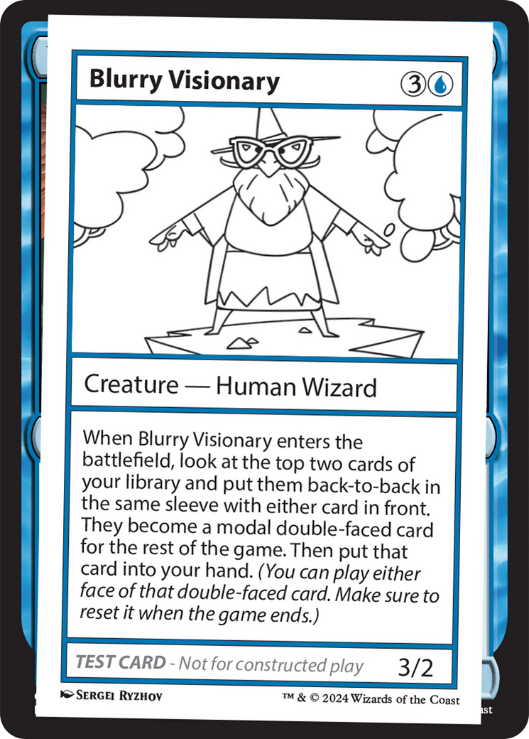 Blurry Visionary [Mystery Booster 2 Playtest Cards] | L.A. Mood Comics and Games