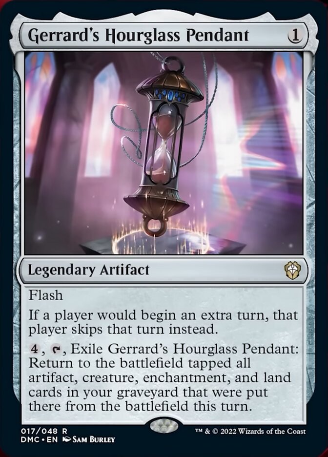 Gerrard's Hourglass Pendant [Dominaria United Commander] | L.A. Mood Comics and Games