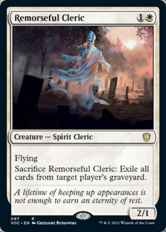Remorseful Cleric [Innistrad: Crimson Vow Commander] | L.A. Mood Comics and Games