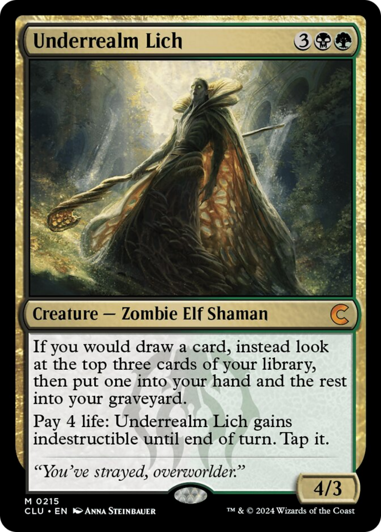 Underrealm Lich [Ravnica: Clue Edition] | L.A. Mood Comics and Games