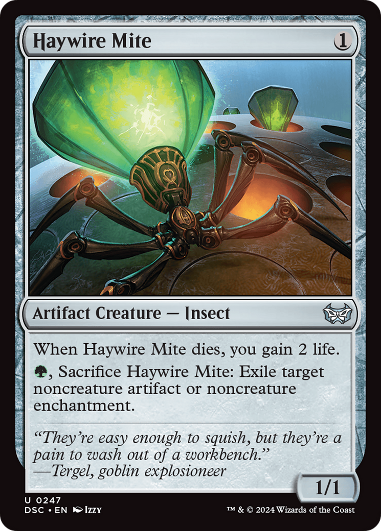 Haywire Mite [Duskmourn: House of Horror Commander] | L.A. Mood Comics and Games