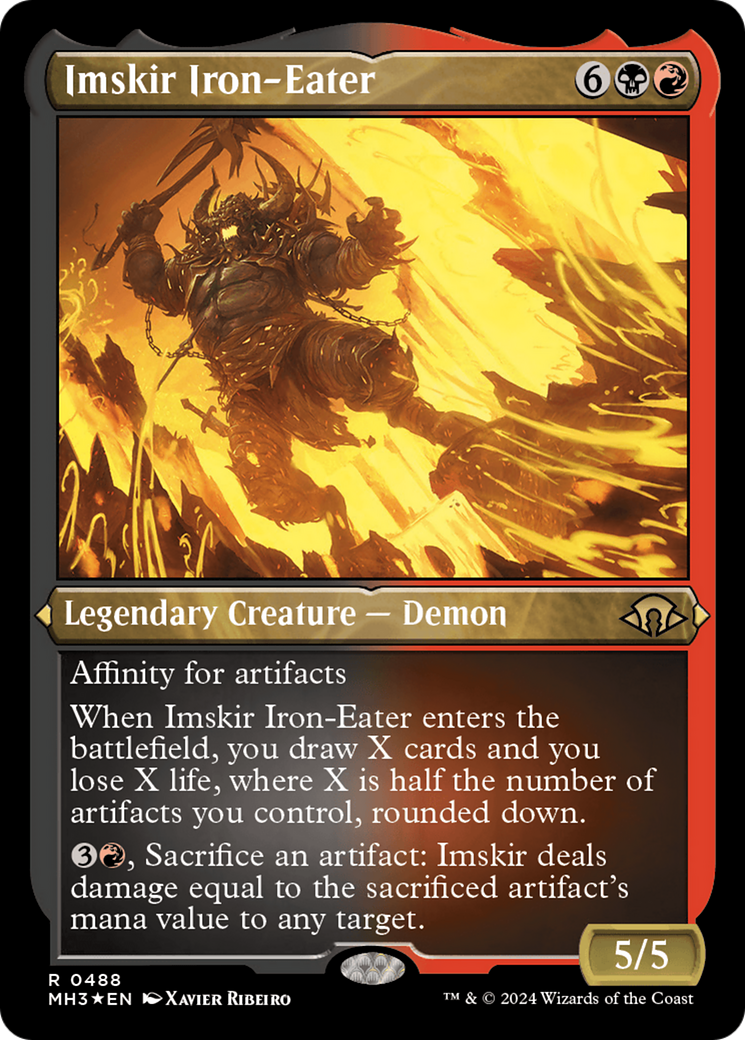 Imskir Iron-Eater (Foil Etched) [Modern Horizons 3] | L.A. Mood Comics and Games