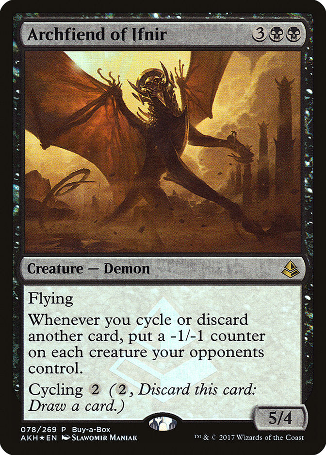Archfiend of Ifnir (Buy-A-Box) [Amonkhet Promos] | L.A. Mood Comics and Games