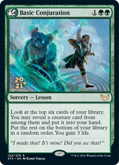 Basic Conjuration [Strixhaven: School of Mages Prerelease Promos] | L.A. Mood Comics and Games