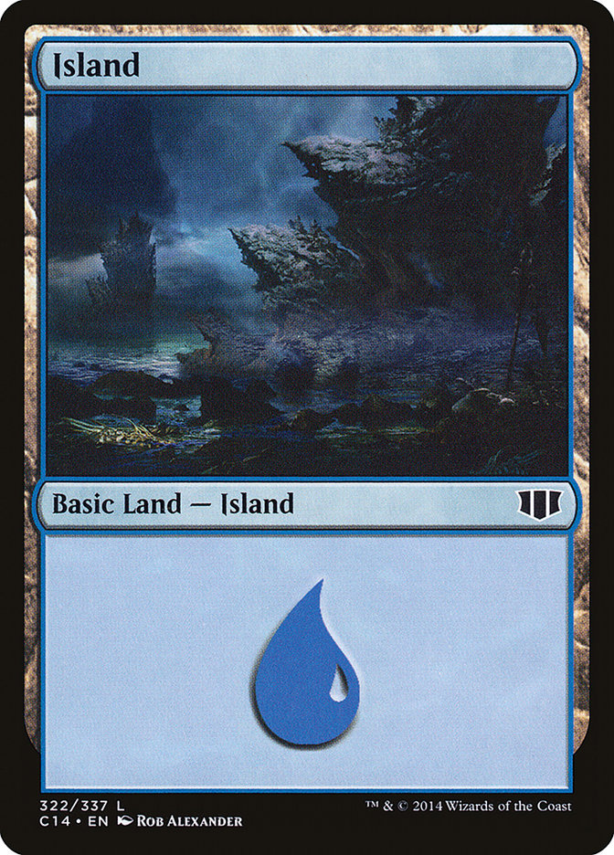 Island (322) [Commander 2014] | L.A. Mood Comics and Games