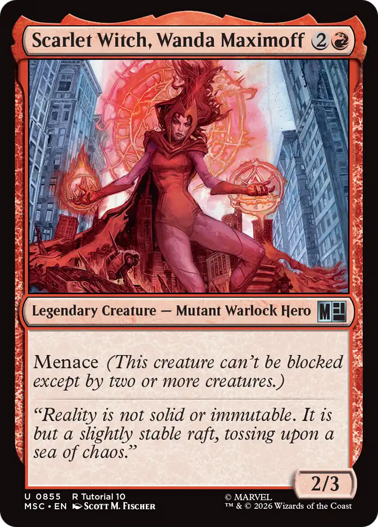 Scarlet Witch, Wanda Maximoff (0855) [Marvel Super Heroes Commander] | L.A. Mood Comics and Games