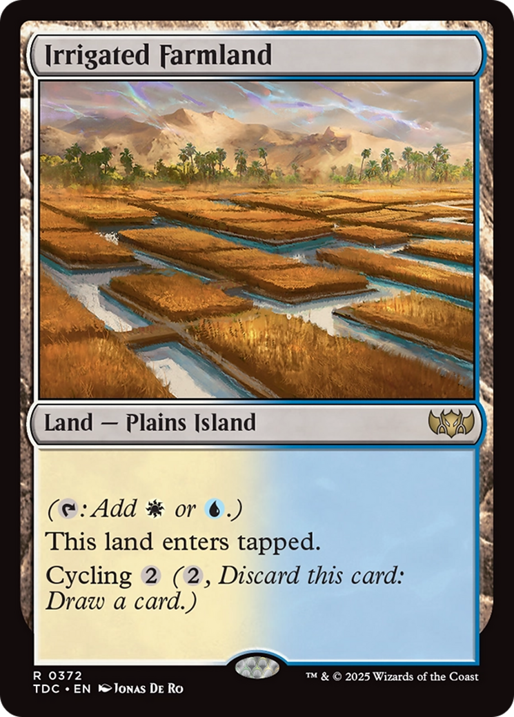 Irrigated Farmland [Tarkir: Dragonstorm Commander] | L.A. Mood Comics and Games