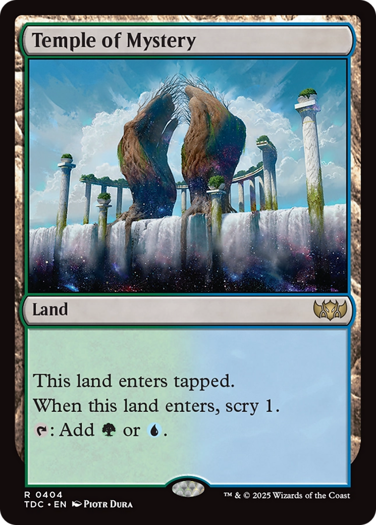 Temple of Mystery [Tarkir: Dragonstorm Commander] | L.A. Mood Comics and Games