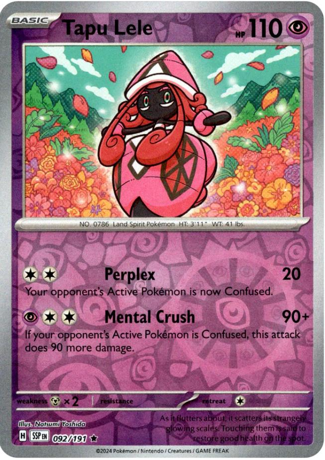 Tapu Lele (092/191) [Scarlet & Violet: Surging Sparks] | L.A. Mood Comics and Games