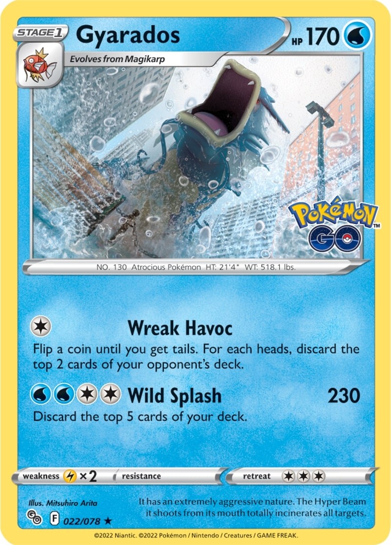 Gyarados (022/078) [Pokémon GO] | L.A. Mood Comics and Games