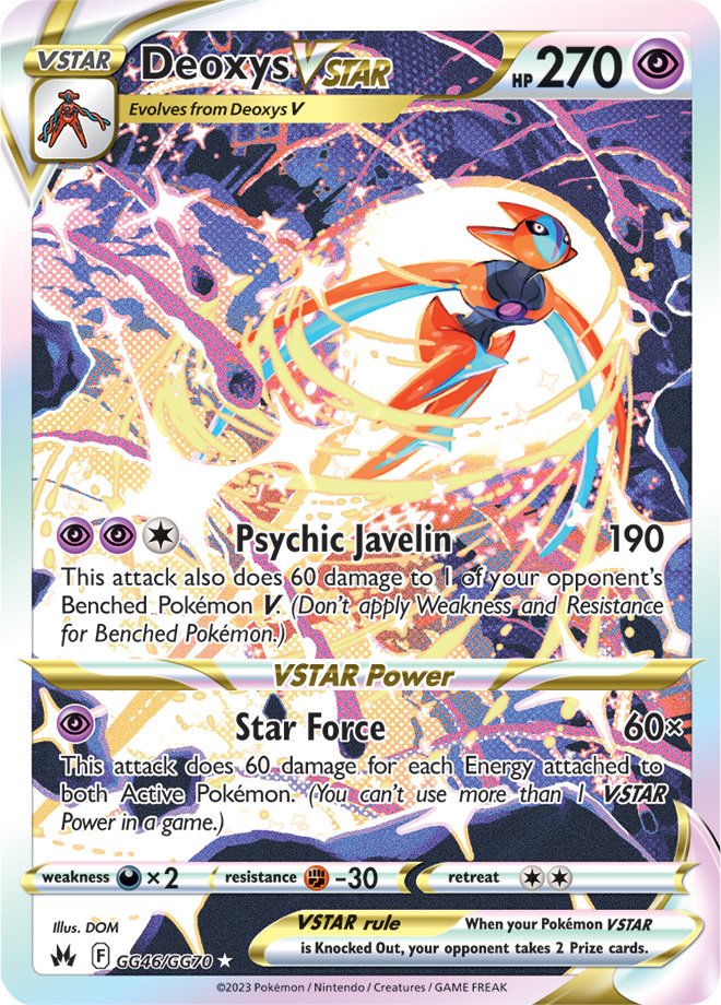 Deoxys VSTAR (GG46/GG70) [Sword & Shield: Crown Zenith] | L.A. Mood Comics and Games
