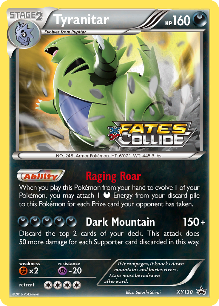 Tyranitar (XY130) [XY: Black Star Promos] | L.A. Mood Comics and Games