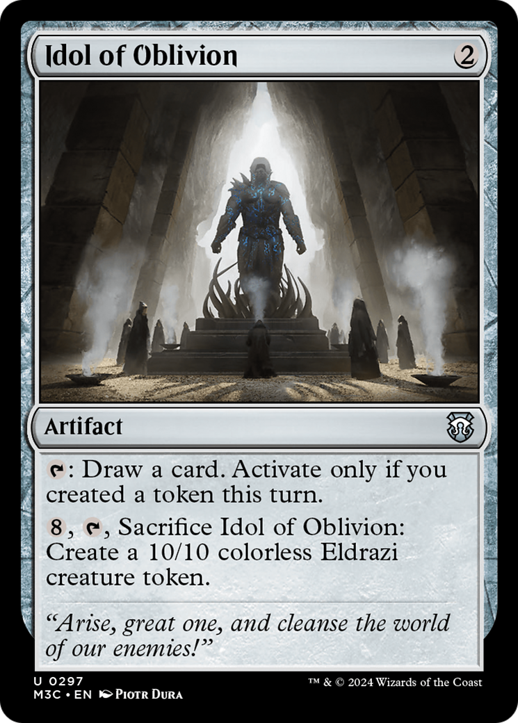 Idol of Oblivion (Ripple Foil) [Modern Horizons 3 Commander] | L.A. Mood Comics and Games