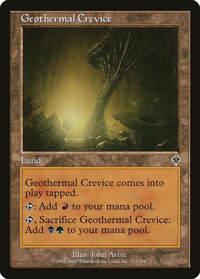 Geothermal Crevice [Invasion] | L.A. Mood Comics and Games