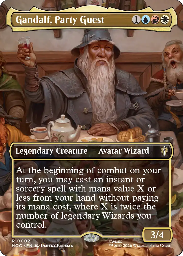 Gandalf, Party Guest (Borderless) [The Hobbit: Eternal-Legal] | L.A. Mood Comics and Games