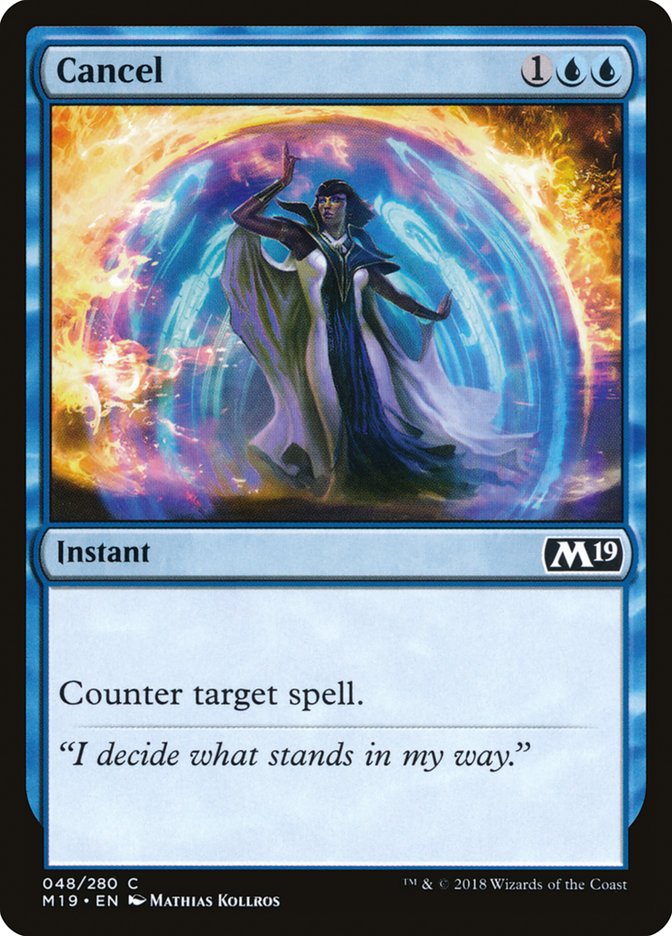 Cancel [Core Set 2019] | L.A. Mood Comics and Games