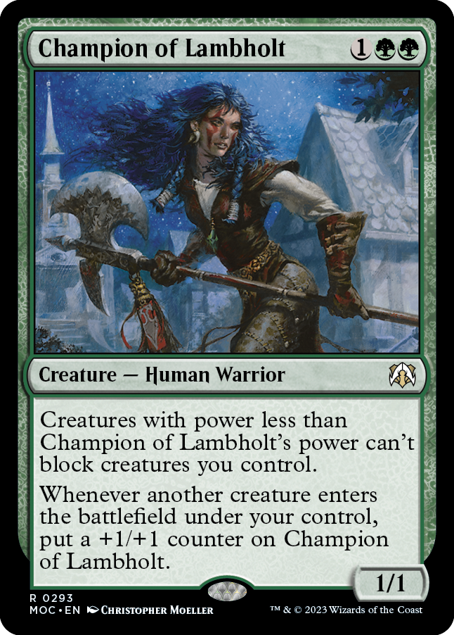Champion of Lambholt [March of the Machine Commander] | L.A. Mood Comics and Games