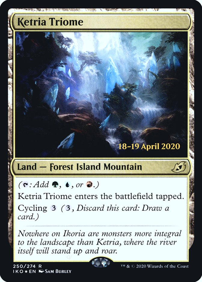 Ketria Triome [Ikoria: Lair of Behemoths Prerelease Promos] | L.A. Mood Comics and Games