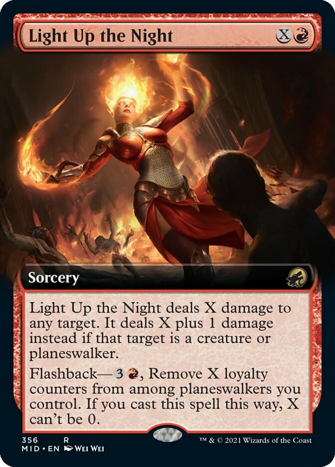 Light Up the Night (Extended Art) [Innistrad: Midnight Hunt] | L.A. Mood Comics and Games