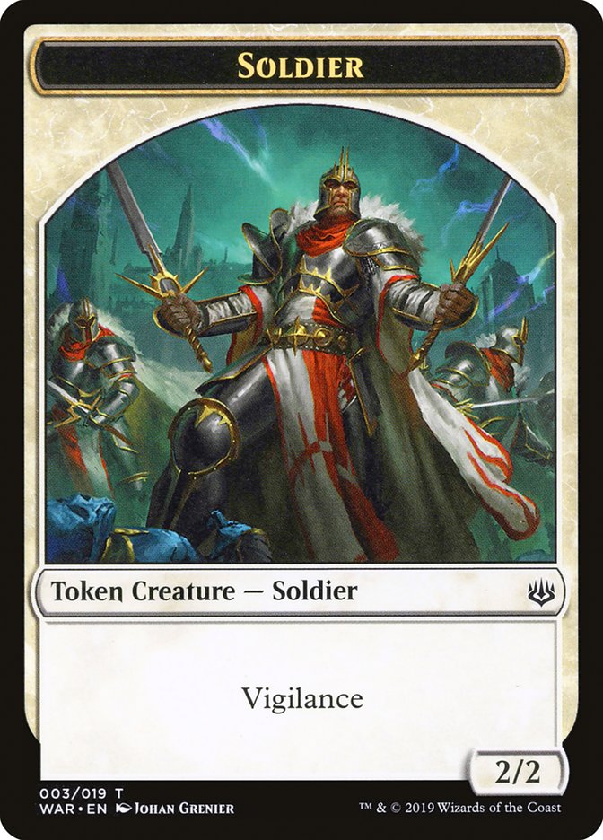 Soldier Token [War of the Spark Tokens] | L.A. Mood Comics and Games