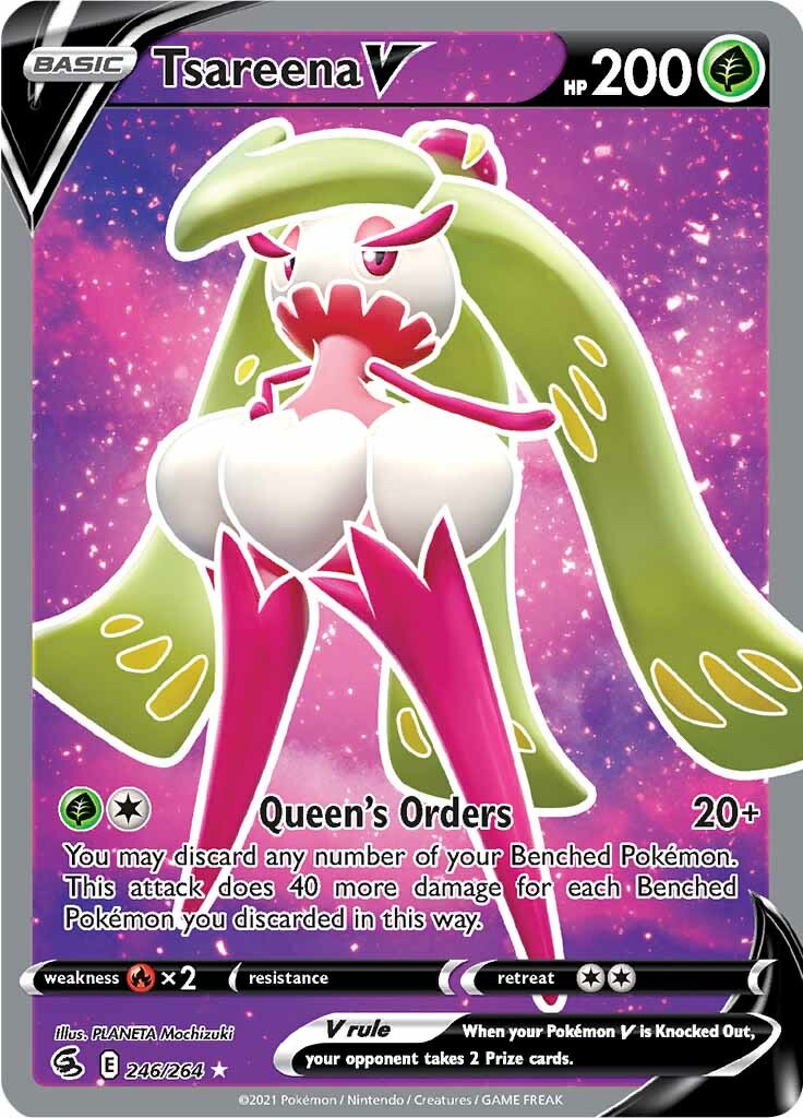 Tsareena V (246/264) [Sword & Shield: Fusion Strike] | L.A. Mood Comics and Games
