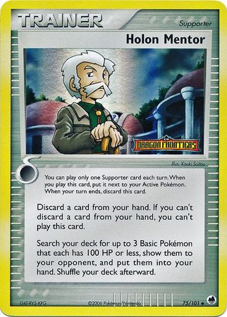 Holon Mentor (75/101) (Stamped) [EX: Dragon Frontiers] | L.A. Mood Comics and Games