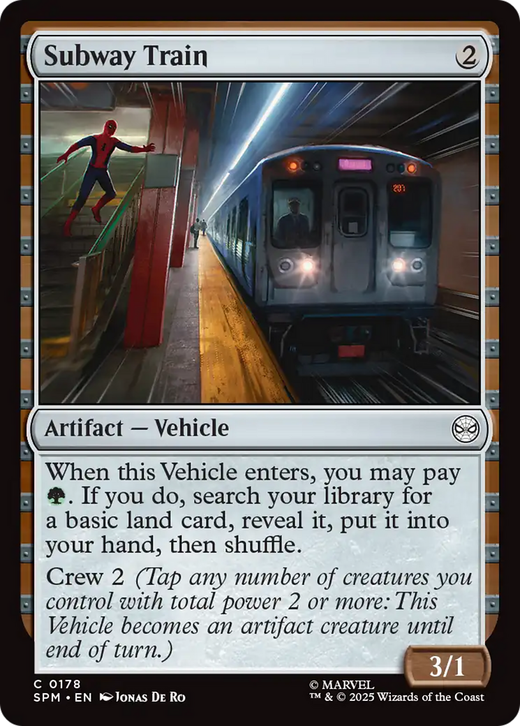 Subway Train [Marvel's Spider-Man] | L.A. Mood Comics and Games