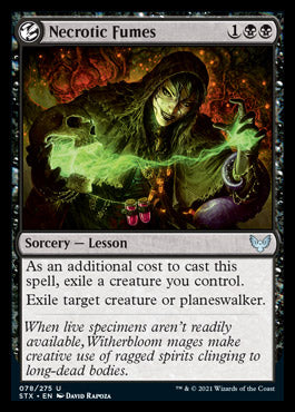 Necrotic Fumes [Strixhaven: School of Mages] | L.A. Mood Comics and Games