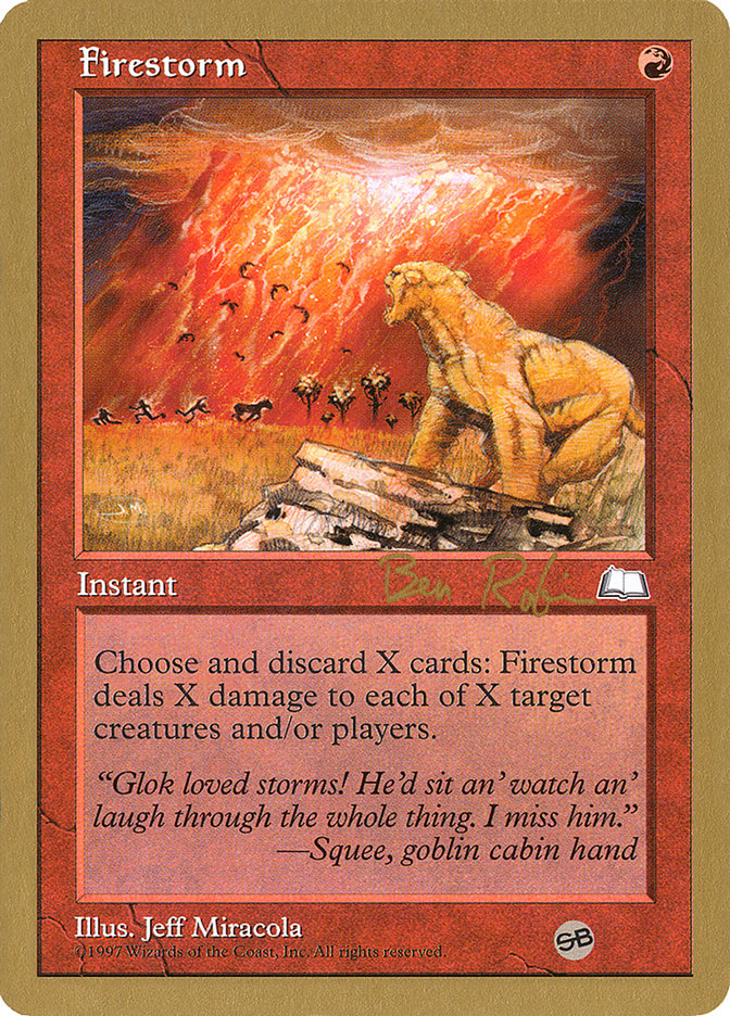 Firestorm (Brian Selden) [World Championship Decks 1998] | L.A. Mood Comics and Games