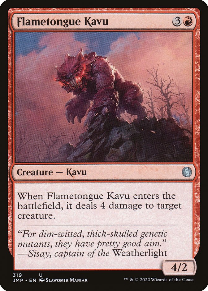 Flametongue Kavu [Jumpstart] | L.A. Mood Comics and Games