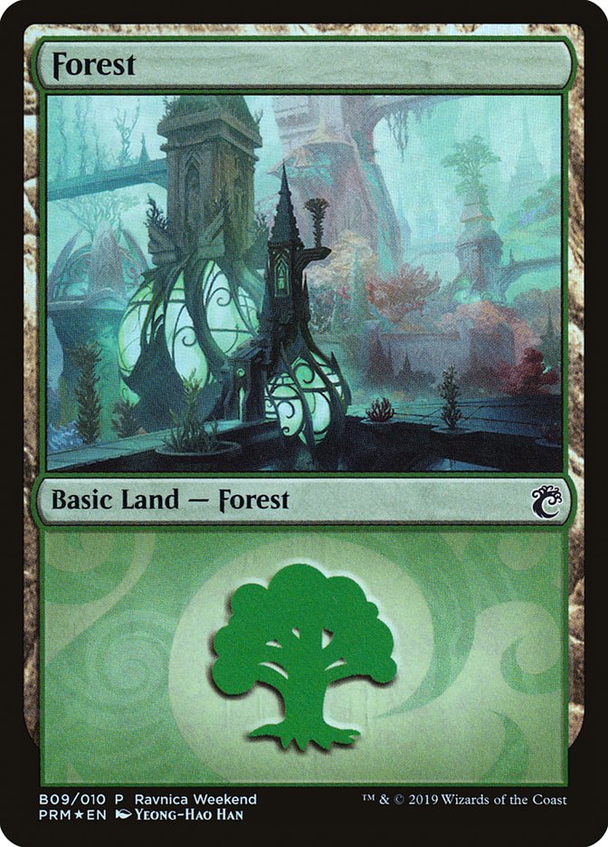 Forest (B09) [Ravnica Allegiance Guild Kit] | L.A. Mood Comics and Games