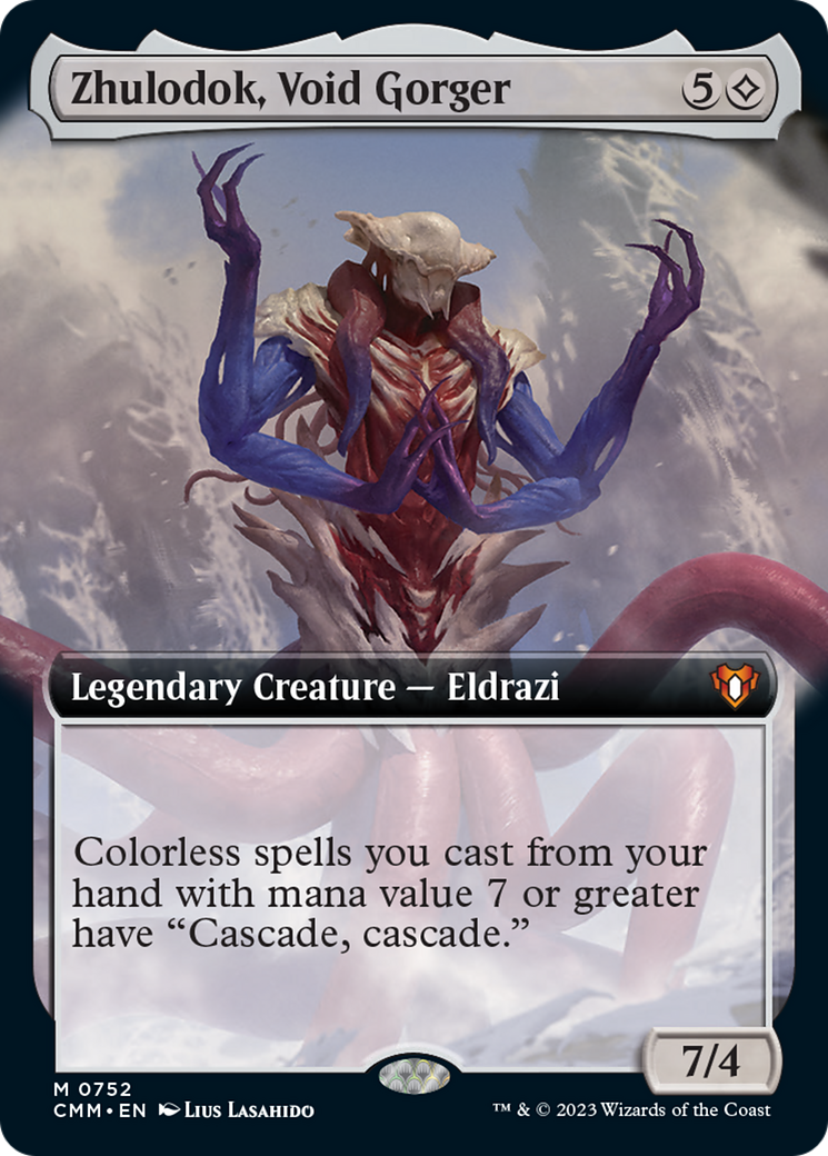 Zhulodok, Void Gorger (Extended Art) [Commander Masters] | L.A. Mood Comics and Games