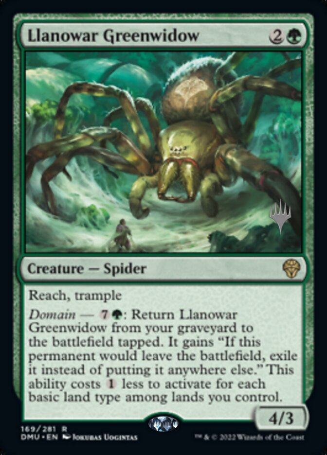 Llanowar Greenwidow (Promo Pack) [Dominaria United Promos] | L.A. Mood Comics and Games