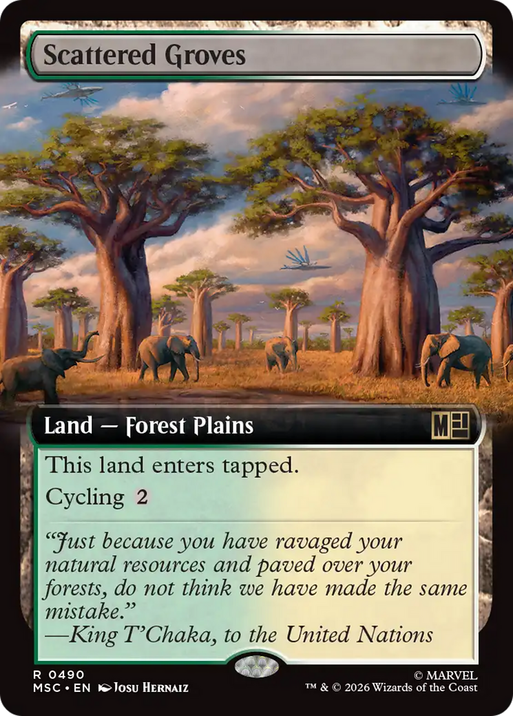 Scattered Groves (Extended Art) [Marvel Super Heroes Commander] | L.A. Mood Comics and Games