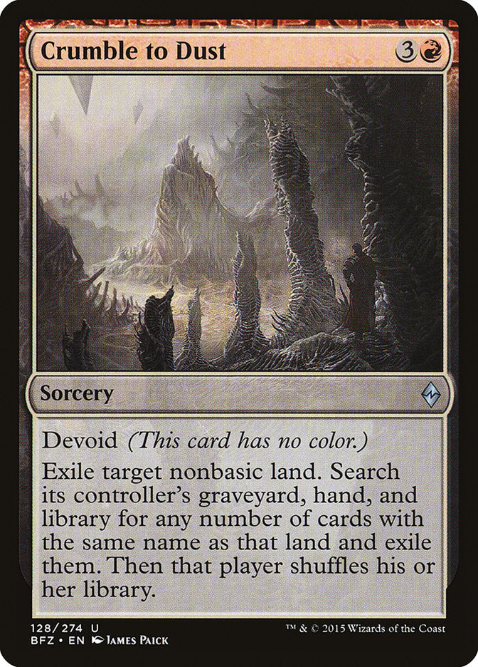 Crumble to Dust [Battle for Zendikar] | L.A. Mood Comics and Games