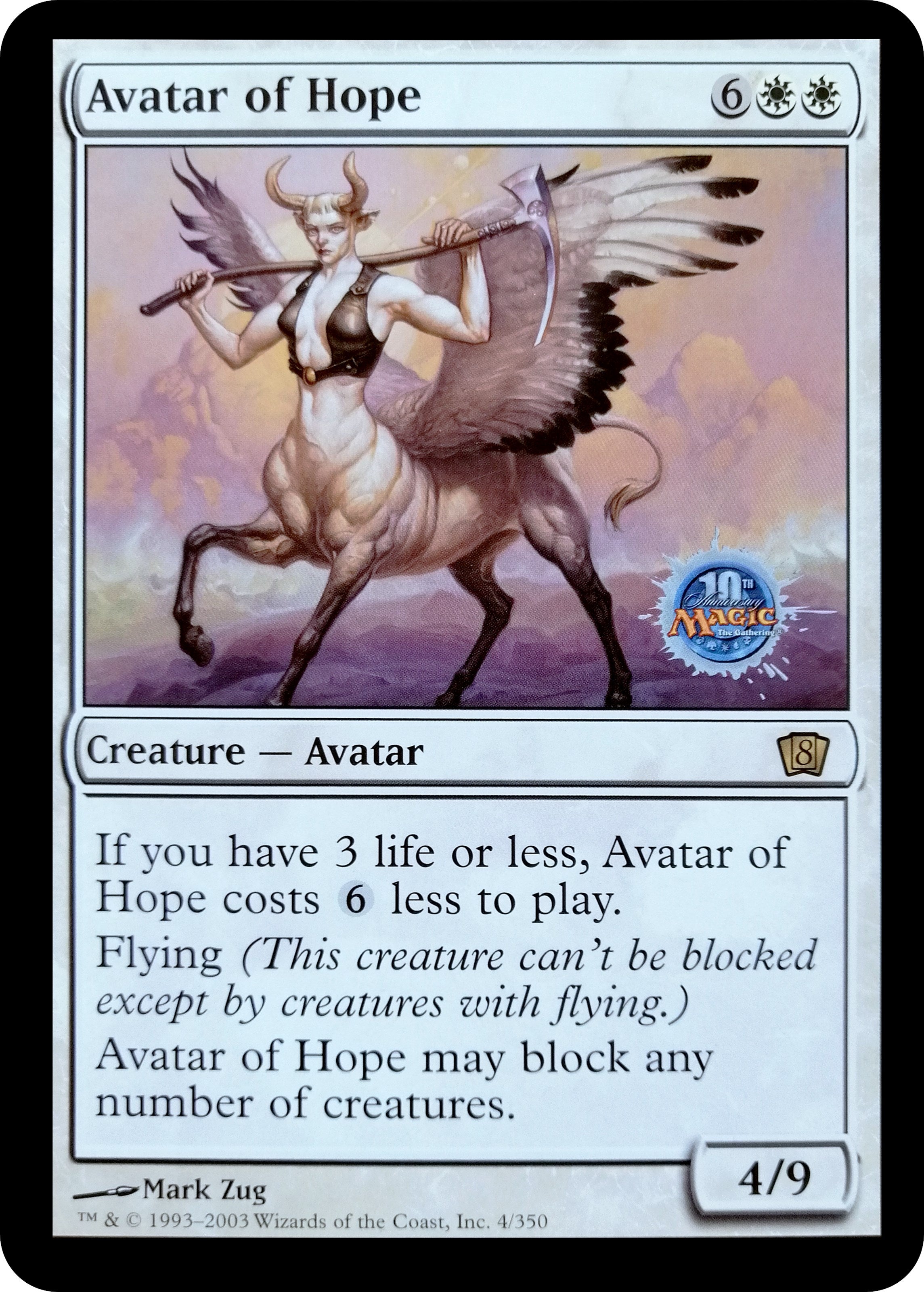 Avatar of Hope (Oversized) (Grand Prix Bangkok 2003) [Eighth Edition] | L.A. Mood Comics and Games