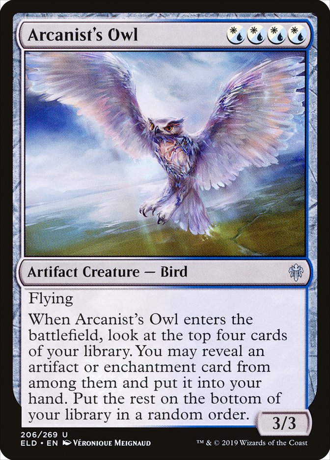 Arcanist's Owl [Throne of Eldraine] | L.A. Mood Comics and Games