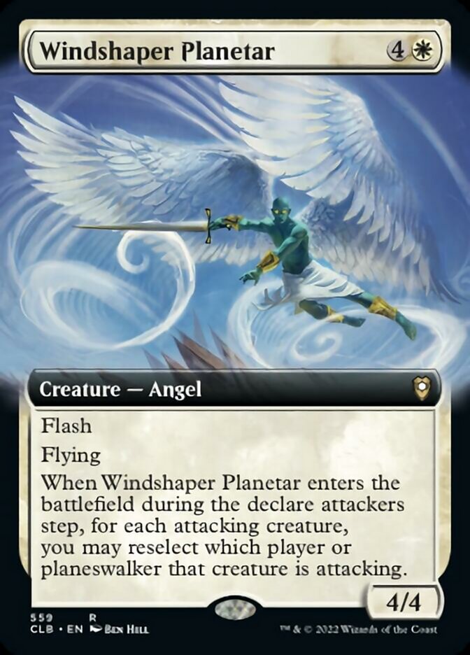 Windshaper Planetar (Extended Art) [Commander Legends: Battle for Baldur's Gate] | L.A. Mood Comics and Games