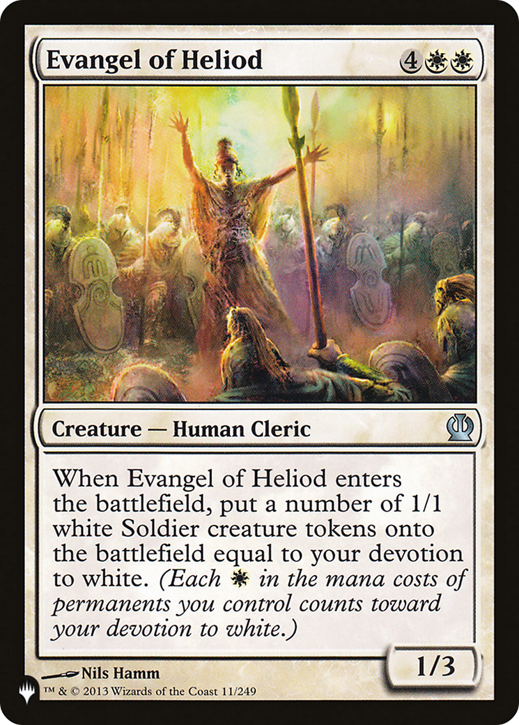 Evangel of Heliod [The List] | L.A. Mood Comics and Games