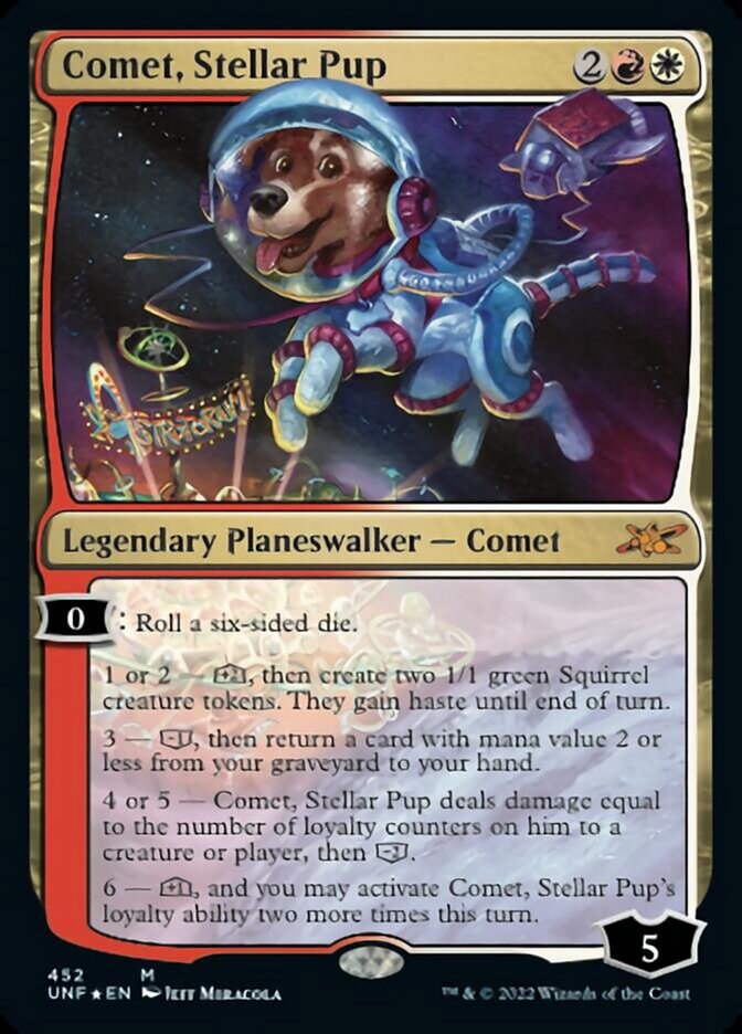 Comet, Stellar Pup (Galaxy Foil) [Unfinity] | L.A. Mood Comics and Games