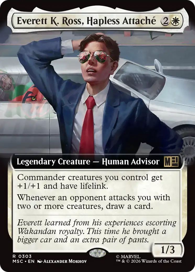 Everett K. Ross, Hapless Attache (Extended Art) [Marvel Super Heroes Commander] | L.A. Mood Comics and Games