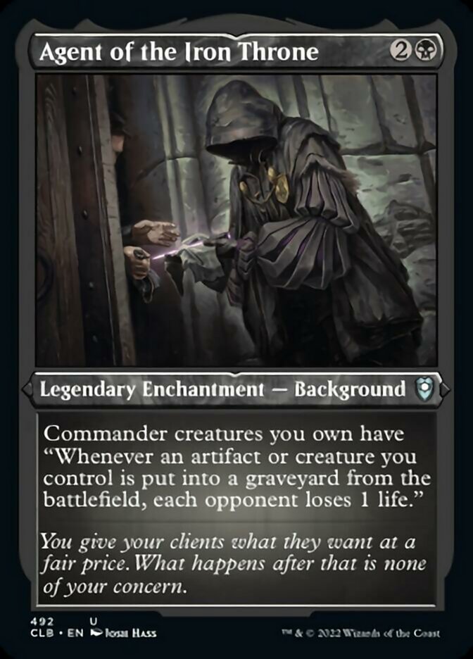 Agent of the Iron Throne (Foil Etched) [Commander Legends: Battle for Baldur's Gate] | L.A. Mood Comics and Games