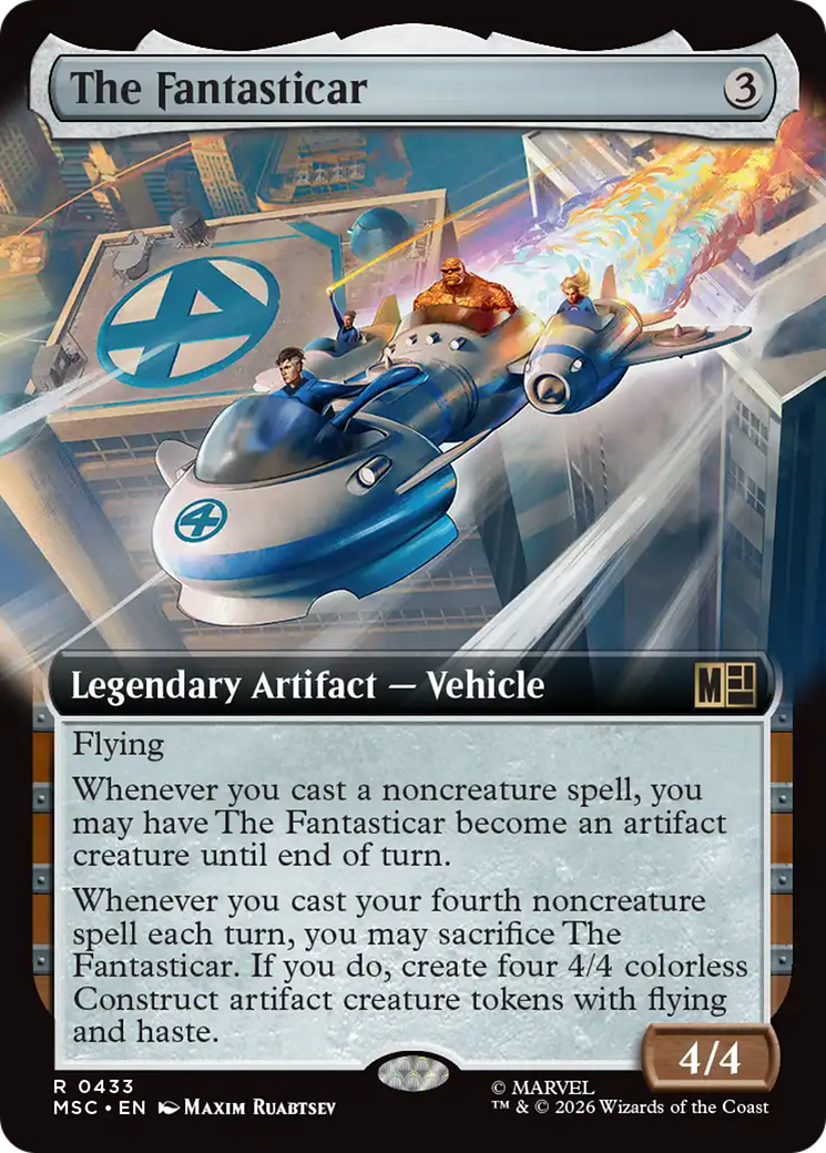 The Fantasticar (Extended Art) [Marvel Super Heroes Commander] | L.A. Mood Comics and Games