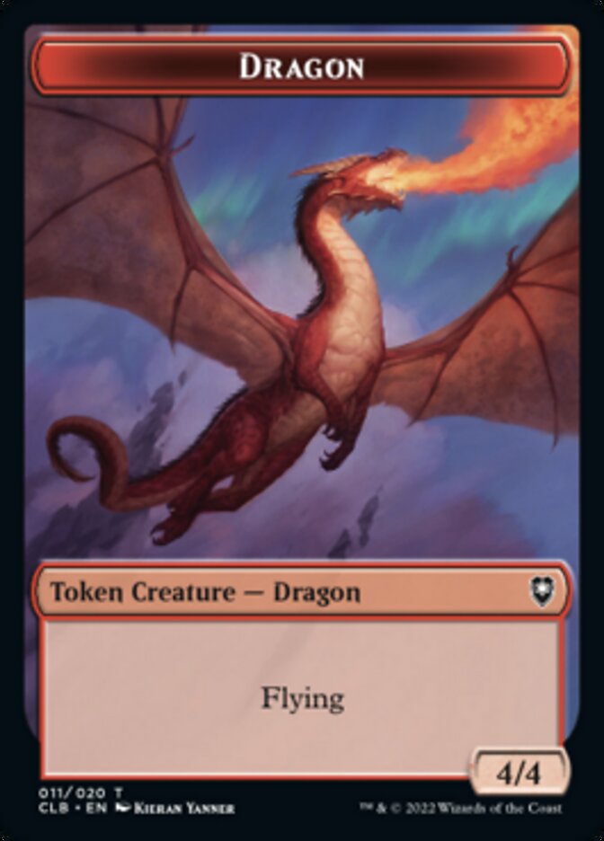 Dragon Token [Commander Legends: Battle for Baldur's Gate Tokens] | L.A. Mood Comics and Games