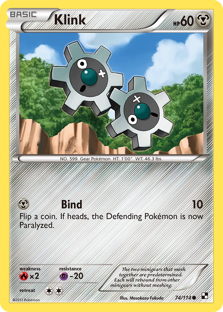 Klink (74/114) [Black & White: Base Set] | L.A. Mood Comics and Games